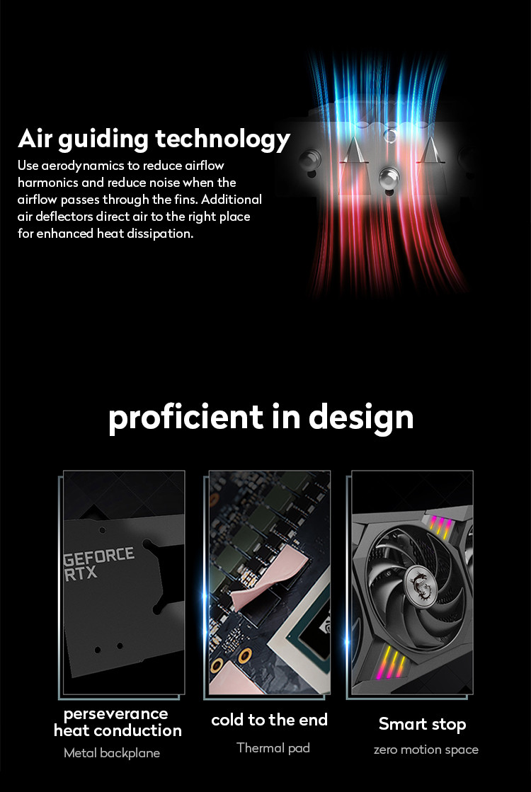 240W PC Gaming Graphics Cards 8G LHR Overclocking Edition RTX 3060 Ti Graphics Card