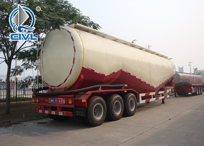 SINOTRUK 58000L Bulk Cement Tank Carrier Trailer with Bohai air compressor SGS Approval