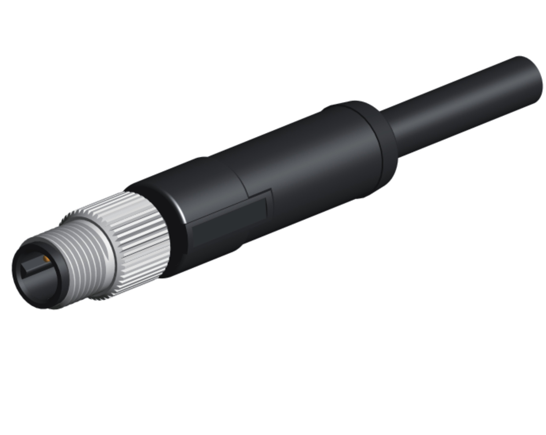Circular Electrical Connector , 3Pin 4Pin Coding A Male M5 Waterproof Connector