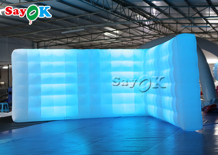 Custom Made Party Led Light 5x2.5mH Inflatable Air Wall