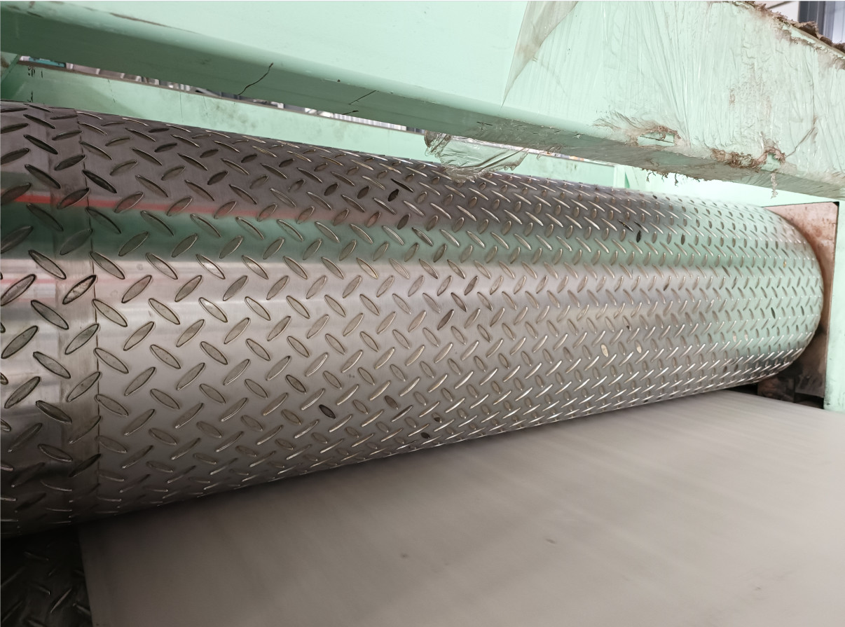 Customize Diamond SS Steel Sheet Embossed Checkered Stainless Plates 0.3mm 300Series