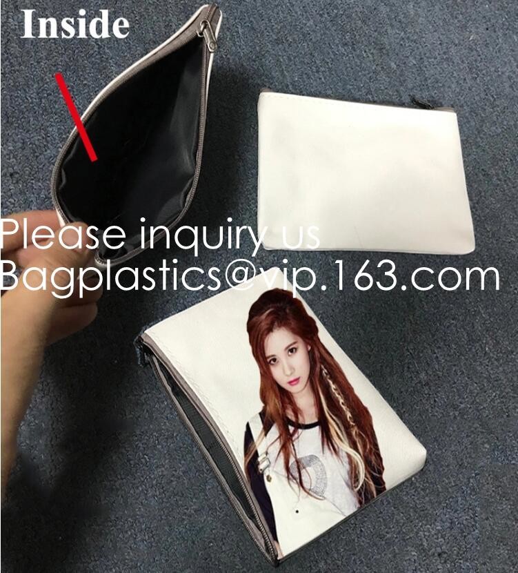 Stationery products Pencil Pouch Pvc Portable Pencil Case For Students,3 Ring Binder Zippered Pencil Pouches with Clear