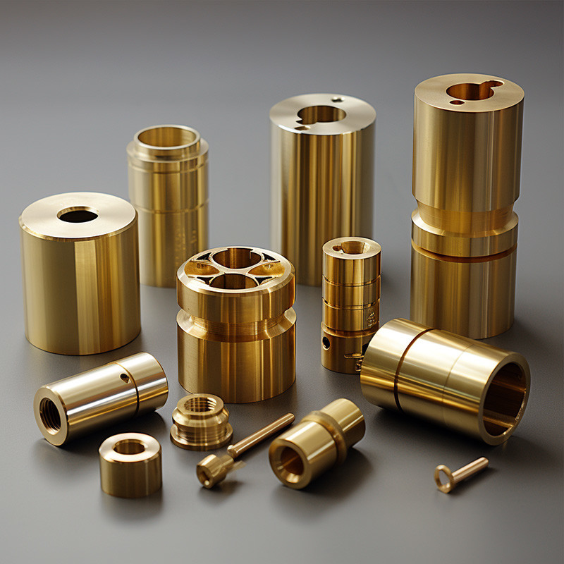 OEM Brass CNC Turning Service , Aerospace Metal CNC Machined Parts