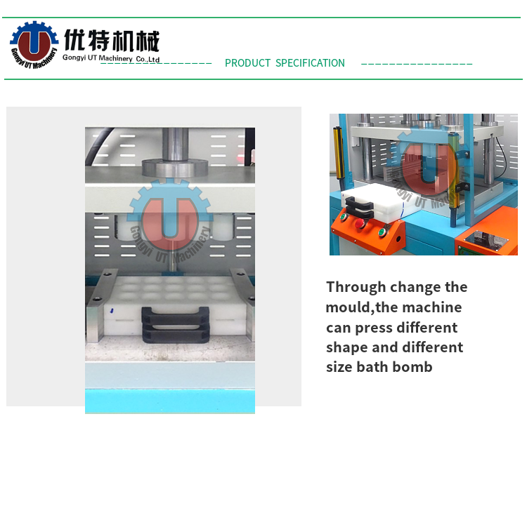 30-80mm Diameter Customized Bath Bomb Making Machine for Industrial Grade Production
