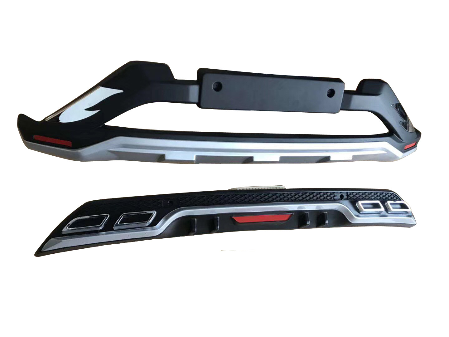 Export Car Accessories Front Guard And Rear Guard Protector For 2018 New Toyota Rush