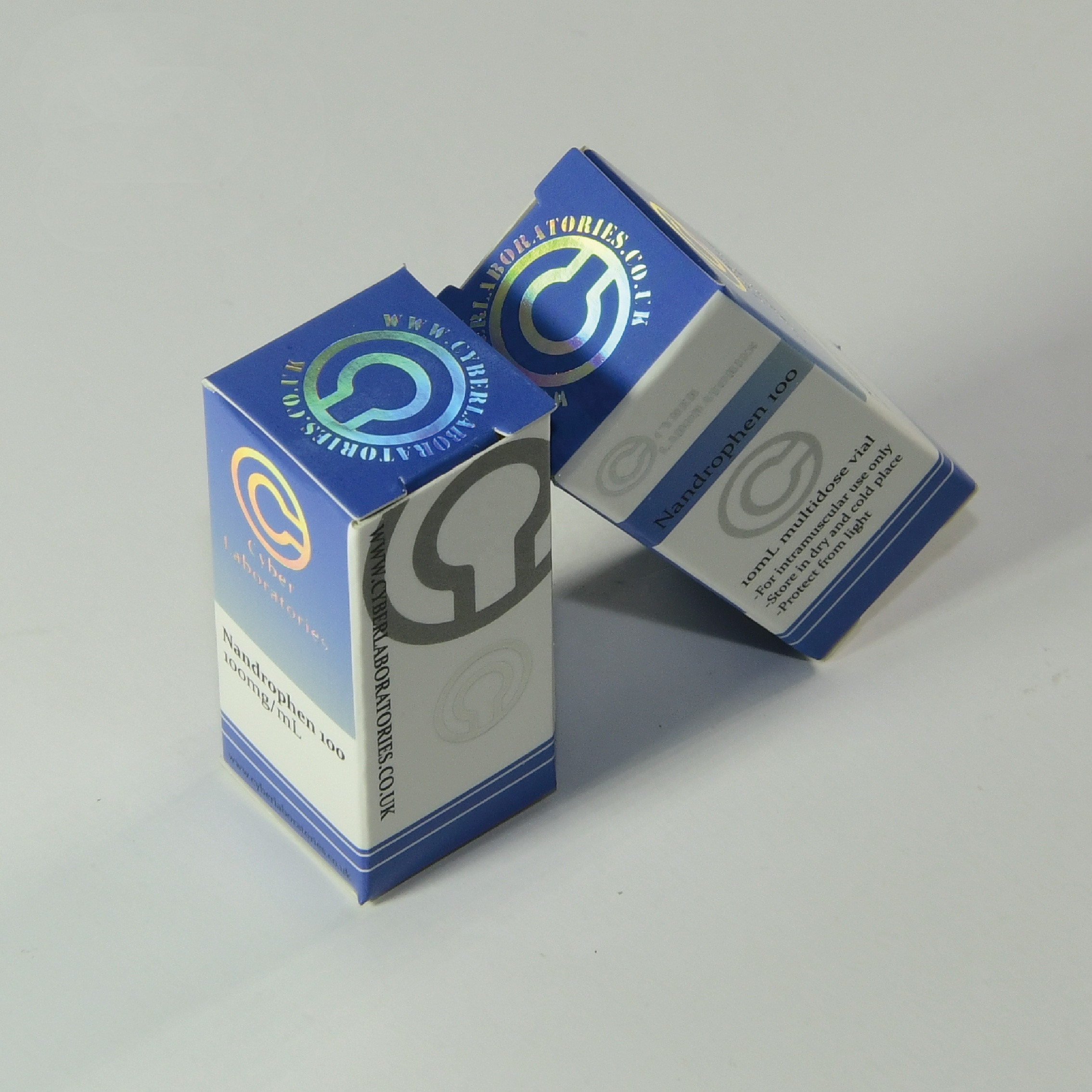 6cm Height Vial Box Packaging , Collapsible Bottle Packaging Boxes
