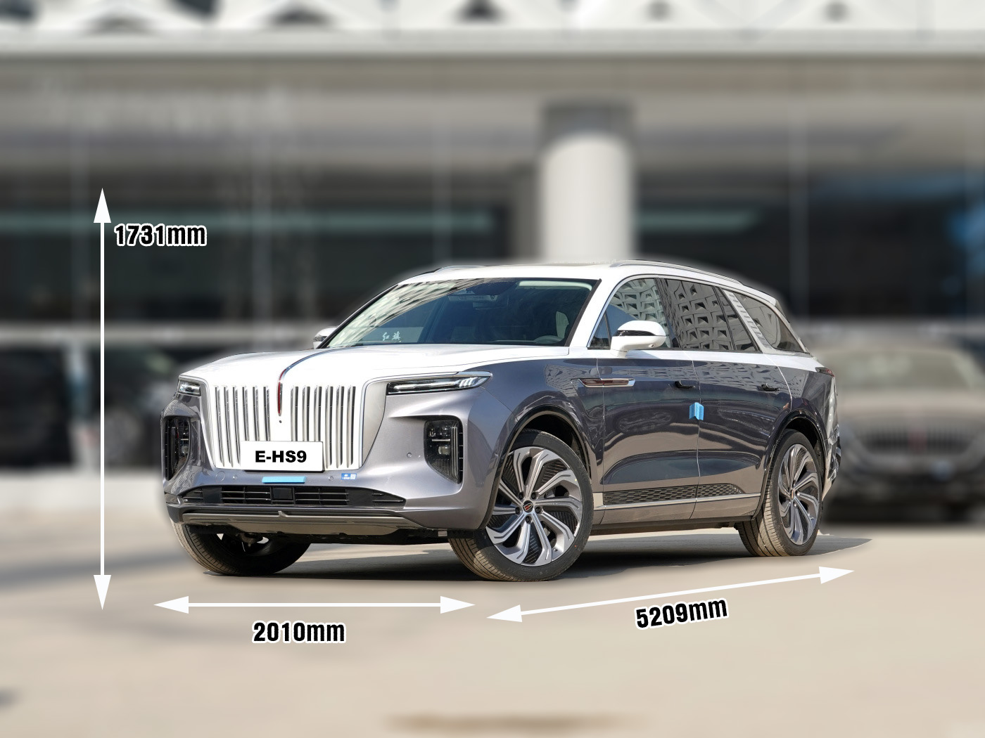 In Stock Hongqi E-Hs9 New Or Used Chinese New Electric Car With 4WD Motor 6 Seats 690km Hongqi E-Hs9