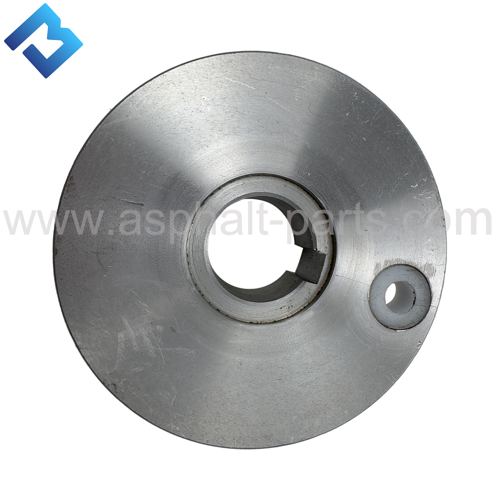 Steel Vibrating Rammer Flange For Asphalt Paver 54628516 Demag Spare Parts