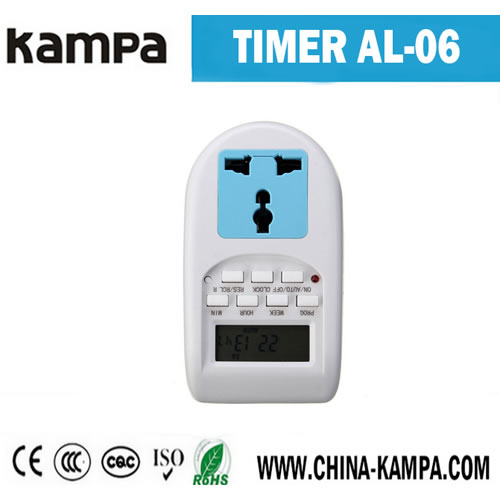 AL-06 Time Switch With Socket EUR/UK PLUG