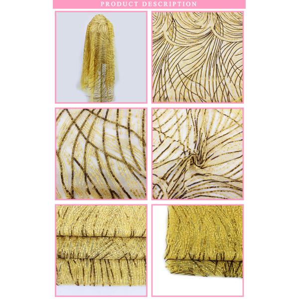 Beautiful Glitter Fancy Mesh Fabric Type