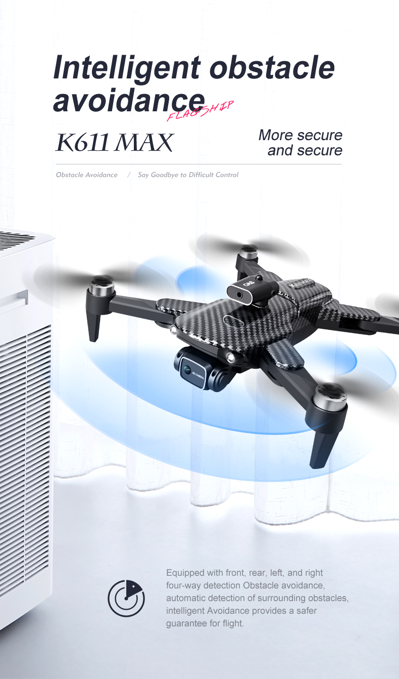 Max Gesture Video 2.4G Wifi FPV Drone 4K Camera 150m Phone Control Beginner-friendly HD Aerial UAV Foldable Motor Plastic