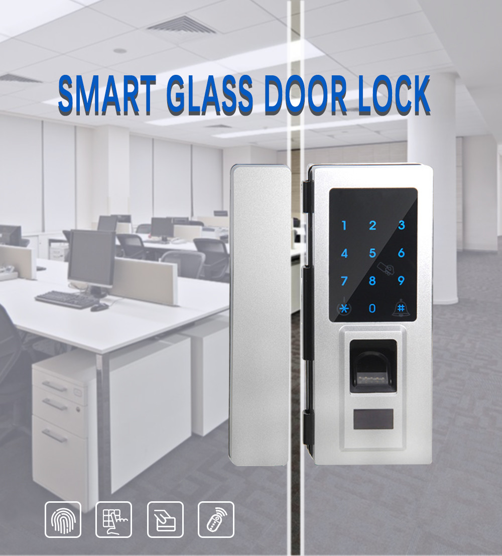 Zinc Alloy Smart Remote Control Finger Touch Door Lock For Office Easy To Operate