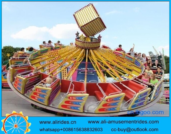new fair ride rotating type hully gully rides fairground equipment for sale