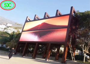 China Large Size Aluminum P10 LED Billboards Display High Brightness on sale