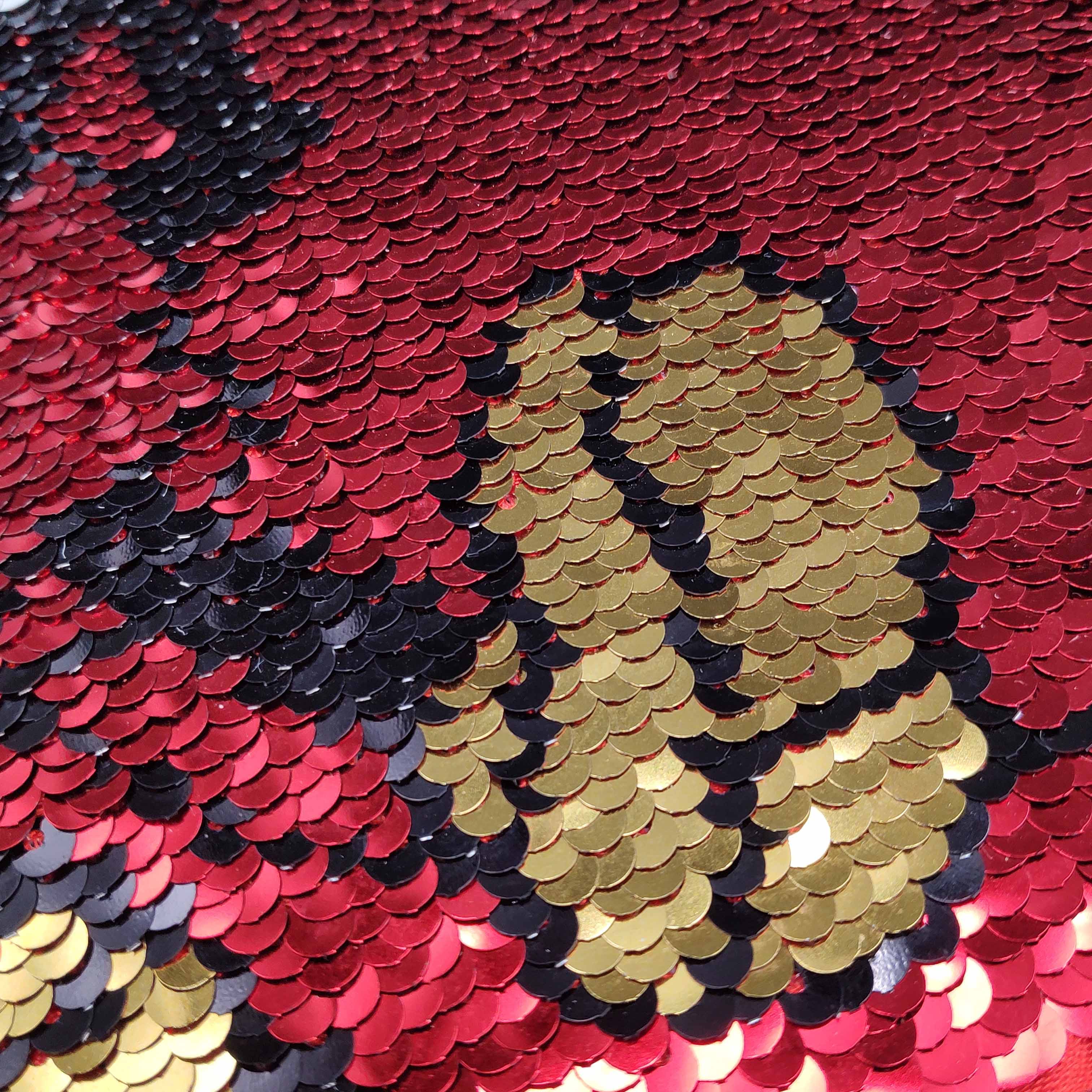 Popular Mickey Mouse Sew On Patch , Cartoon Reversible Applique Sequin Patches