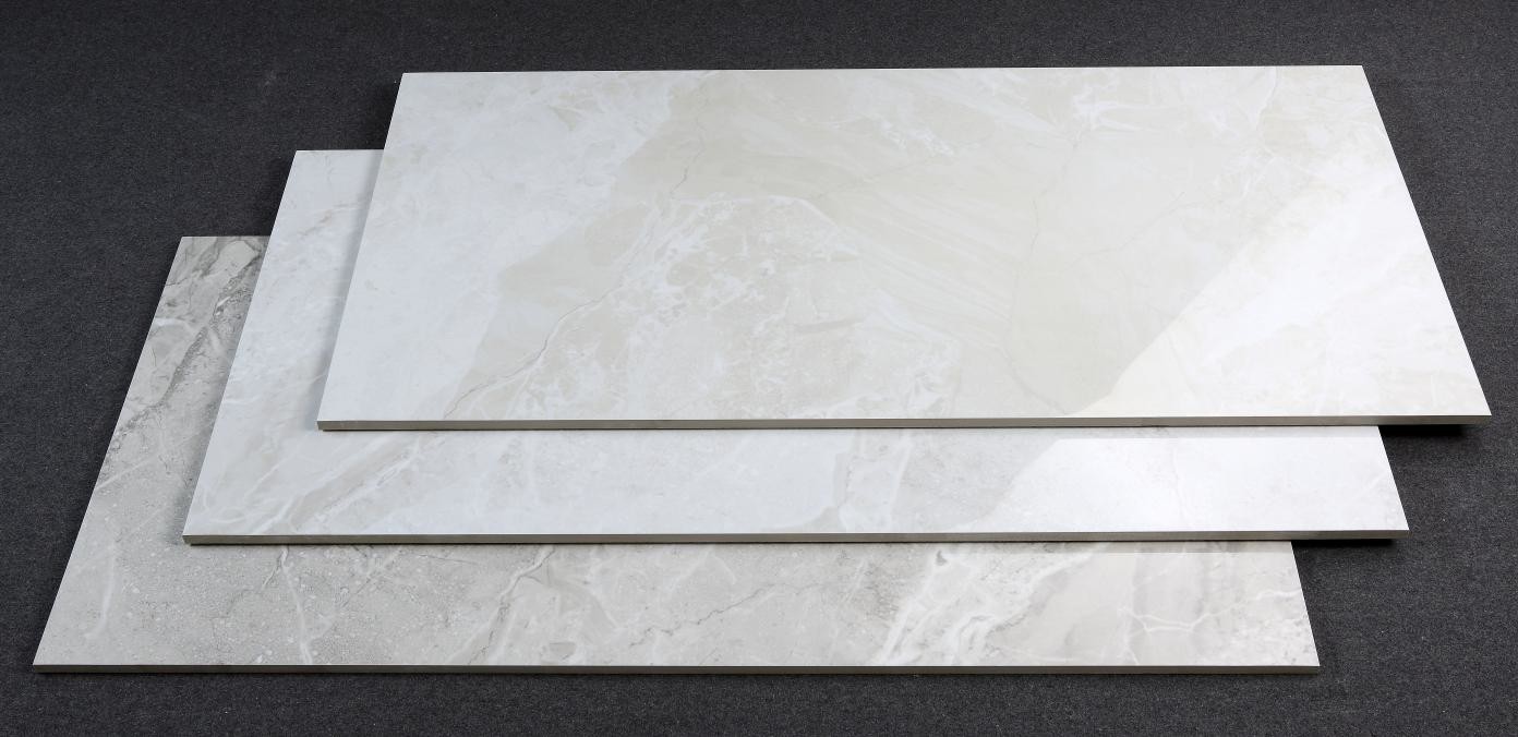 Durable Full Glazed Marble Look Porcelain Tile For Hotel / Office