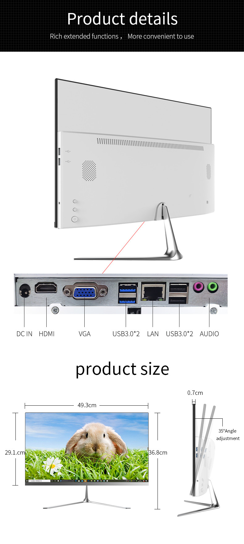 21.5inch Intel Core I5 Gaming PC