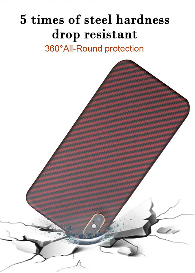 Lens Protection Ultra Slim Aramid Fiber Phone Case For iPhone X