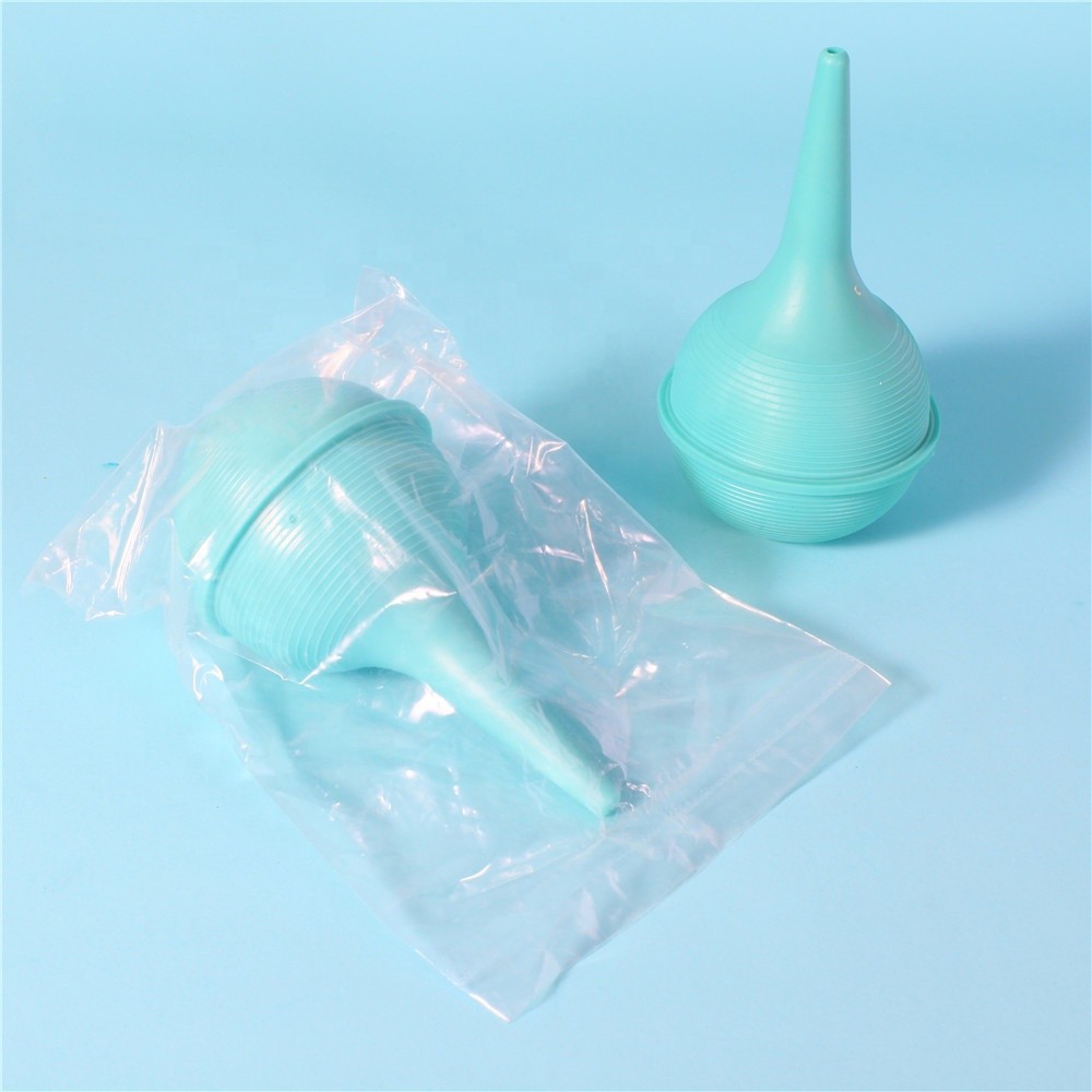 Ear Bulb Syringe 30ml Soft Rubber Hand Ear Washing Squeeze Bulb For Kids, Adults,Pet, Blue, Orange