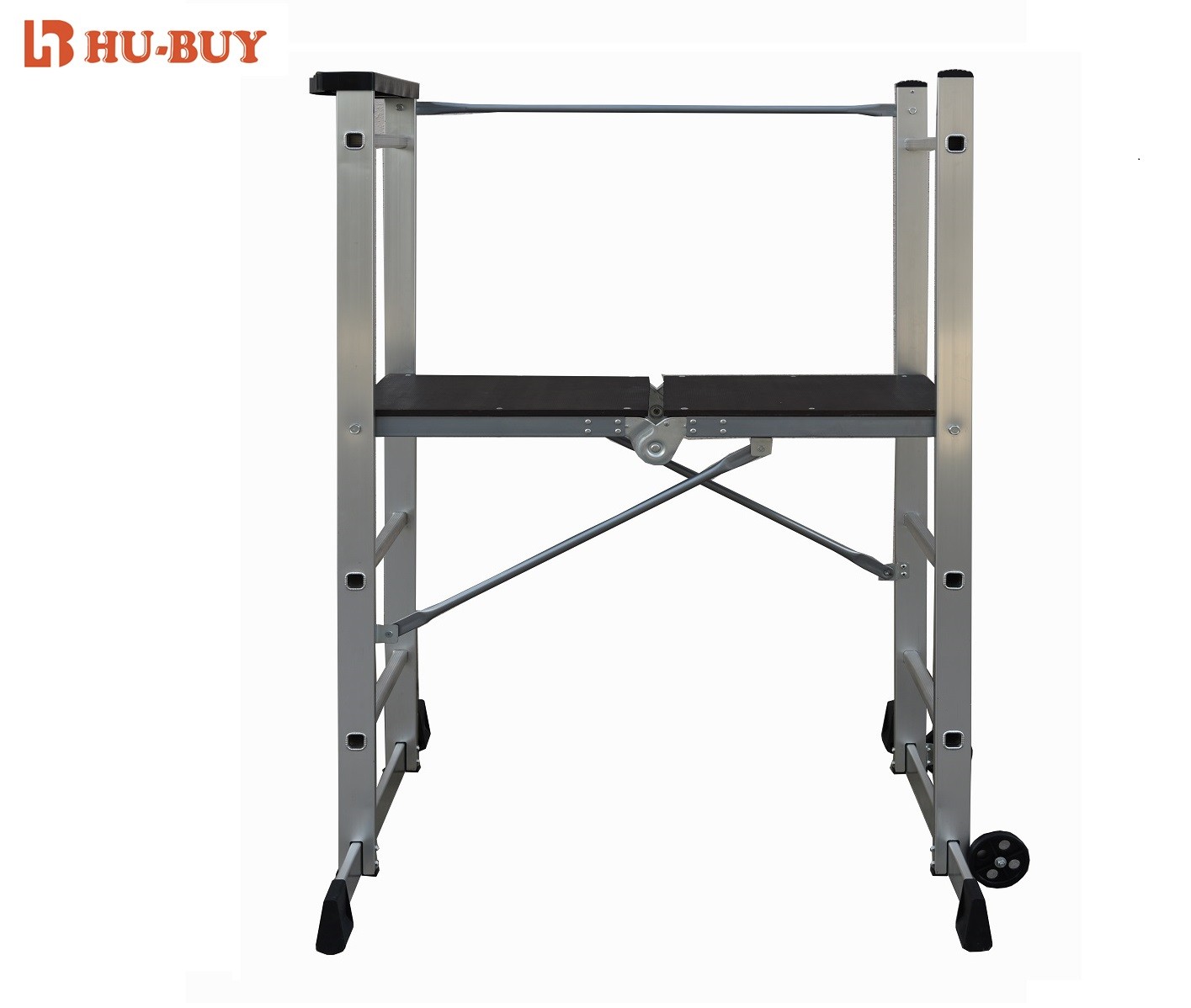 Mini Aluminum Scaffold Tower Aluminum Rolling Scaffold With 2 Wheels