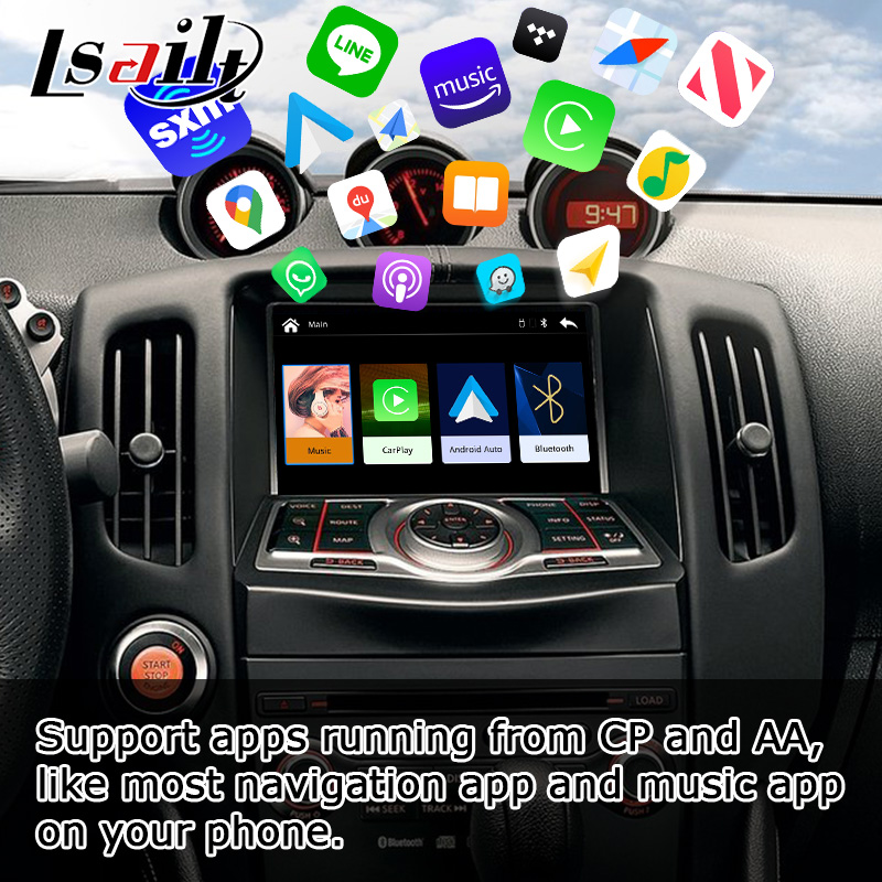 Lsailt Wireless Carplay Android Auto Interface For Nissan 370z Fairlady Z IT08 08IT Include Japan Spec