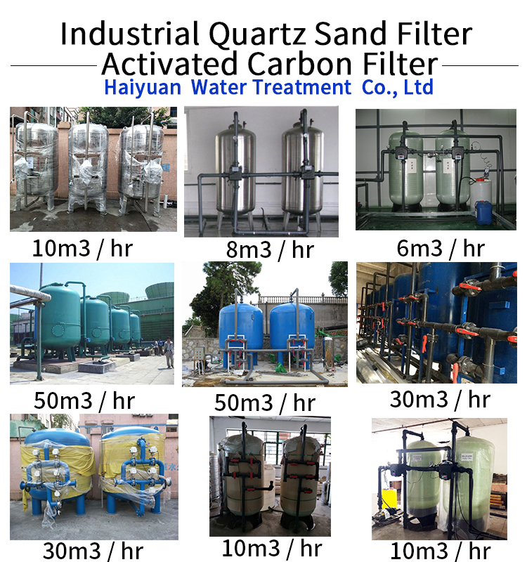 Automatic GAC Filter Water Treatment Plant Multiapplication With PLC Control