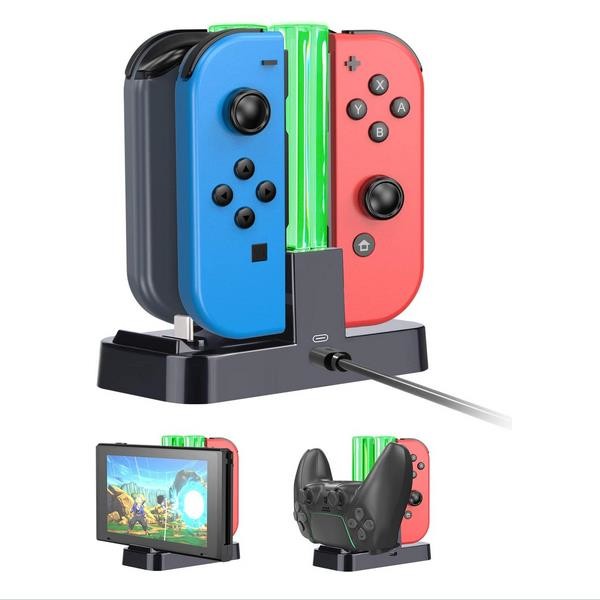 OEM Joy Con Pro Controller Charger Station 500 MAh * 4