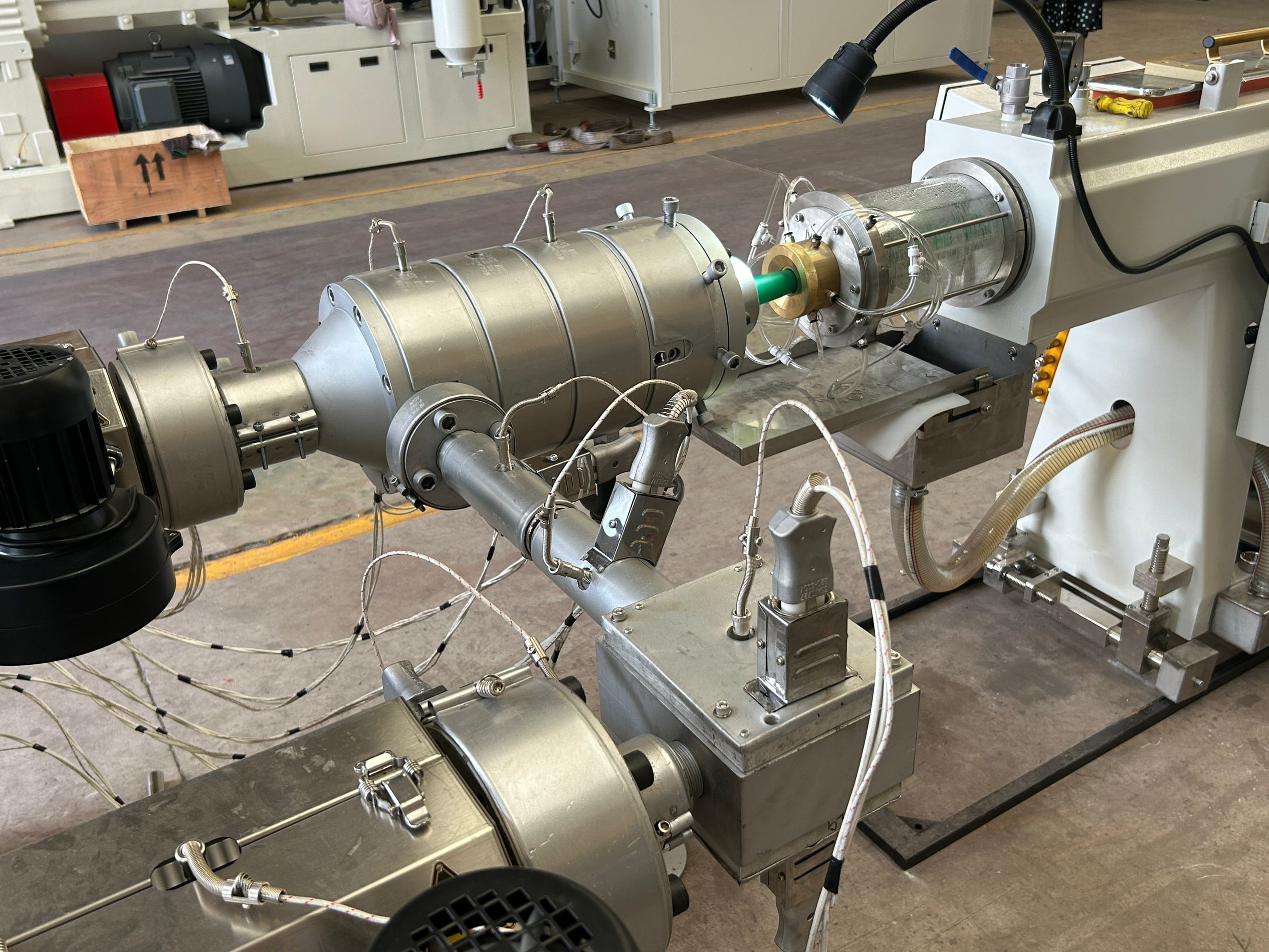 20-63mm Plastic Single Screw Extruder Double Three Triple A-B-a Layer PPR PE HDPE LDPE Irrigation Water Supply Energy Gas Plumb Hose Pipe Tube
