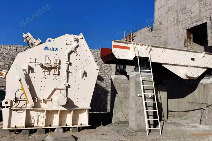 1900t/H DC Motor Iron Ore Crushing Plant 1600mm Feeding
