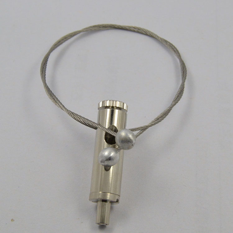 Lighting Wire Rope Components Custom Two-Way Wire Rope Cable Gripper Suspension Kits