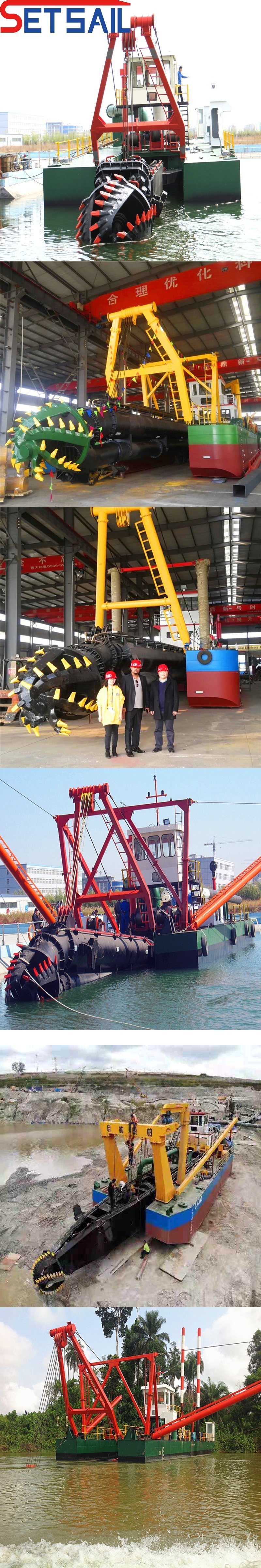 River Sand Pump Cutter Suction Dredger with Hydraulic Cutter Head