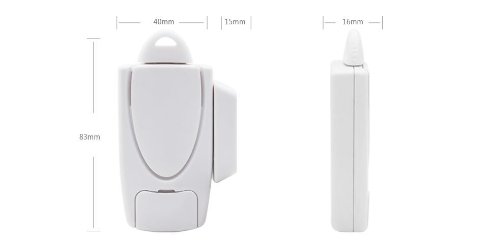 120dB Door&Window mini Alarm with Key,2 Ways Alarm,Long Standby CX83