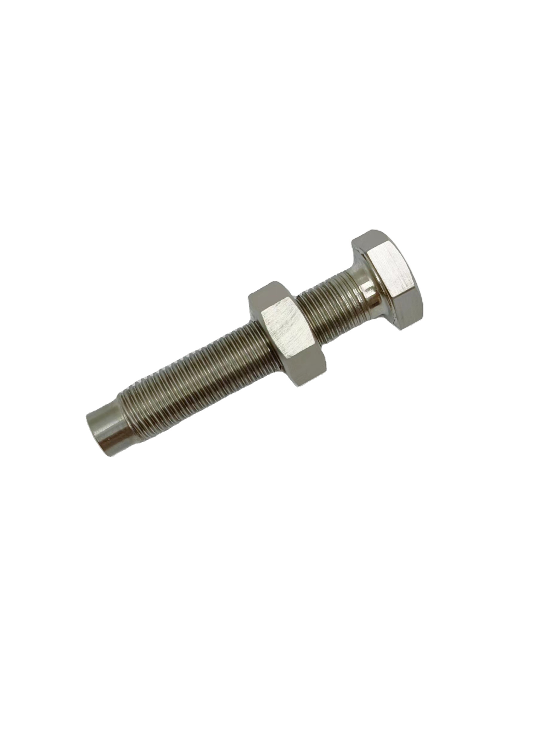 Micro Sprint Car Natural Titanium Torsion Stop Bolt 5/16"-18 OE NO. Universal with Hex Head