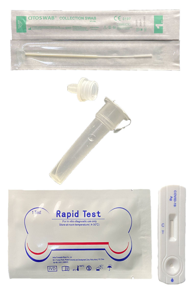 OEM Saliva Nasal Swab Kevalidan Rapid Test Kit