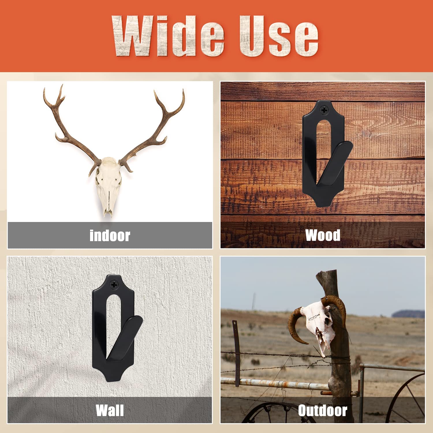 Customized Thickness European Mount Skull Hanger The Perfect Deer Head Mounting Solution