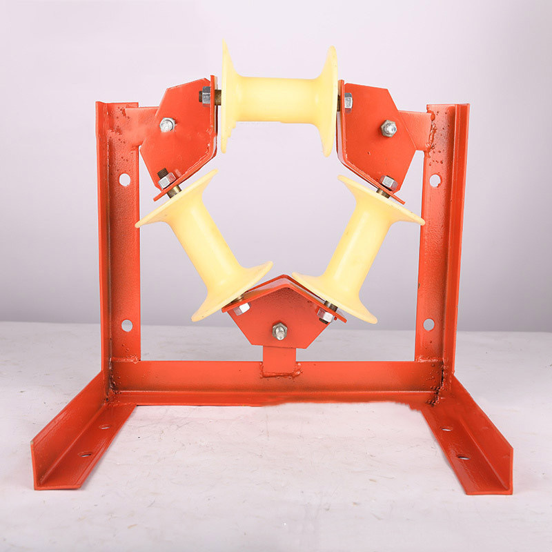 Ring Cable Pay-off Pulley Nylon Wheel Aluminum Pulley Roller Electric Power Tool