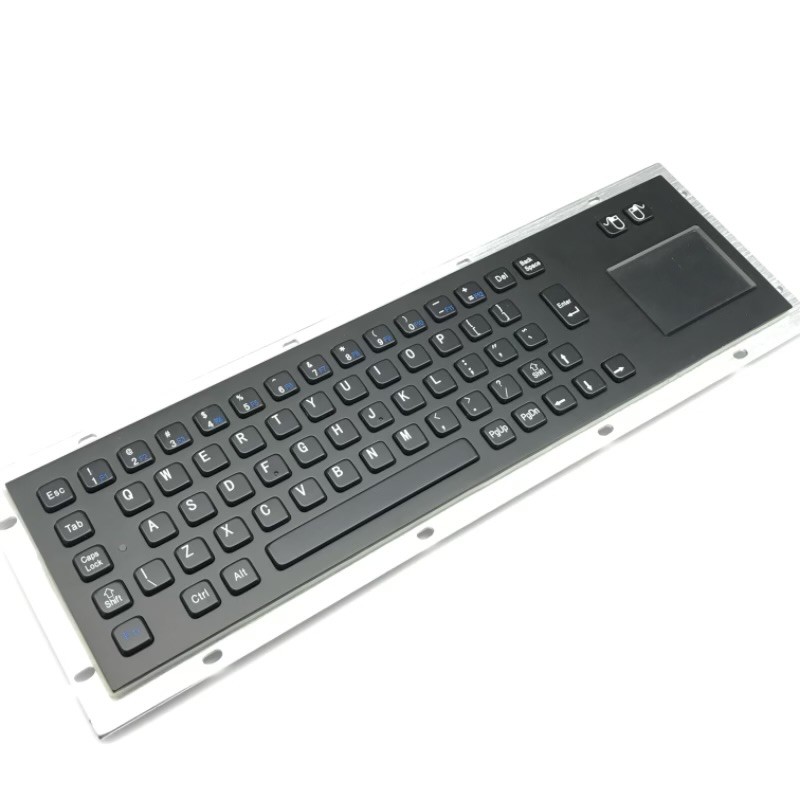 kiosk Industrial IP65 / IK07 KIOSK Stainless Steel Keyboard Language Support Customization Rear Panel Mounted -40℃