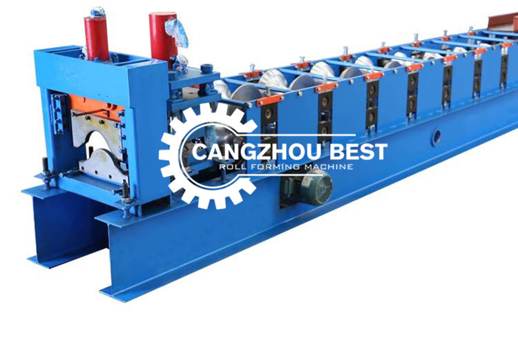 Metal Galvanized Color Steel Profile Ridge Cap Roll Forming Machine 380V