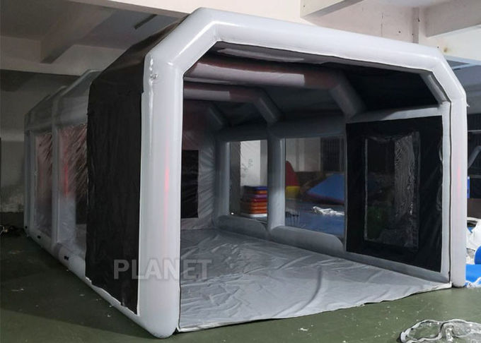 Water Proof Inflatable Spray Booth Airtight Frame Mobile Car Tent