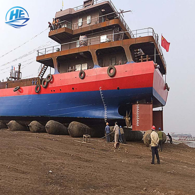 Dia 1.5m L20m Ship Launching Airbags Rubber Marine Salvage Airbag