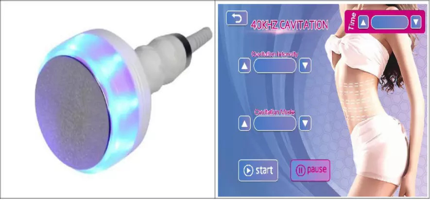 Body Shaping Vacuum Cavitation Machine 6 Handles 635nm 6D RF Laser Slimming Device