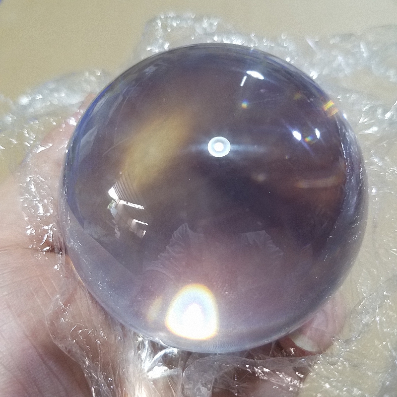High quality 2.75"/3" 70mm/75mm clear acrylic contact Juggling ball