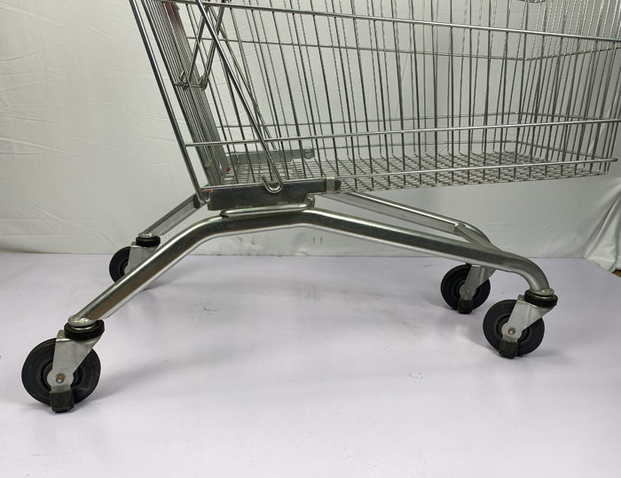 European Type 210L Large Shopping Cart Warehouse Q195 Steel Shopping Trolley Elevators Available