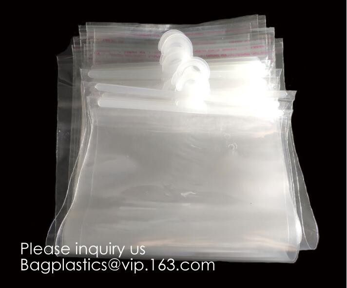 Frosted k bag EVA PVC hanger bag for clothes,EVA frost drawstring bag, Frosted Plastic EVA Garment Packing Bag zip