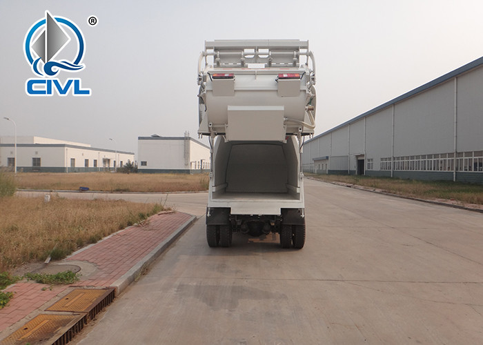 4 x 2 10m³ SINOTRUK HOWO Compact Garbage Truck With Hydraulic PRessure freightliner garbage truck