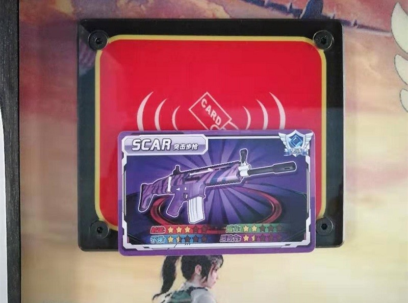 Card Mini Box Shooting Arcade Machine / PUBG Classic Arcade Shooter Games