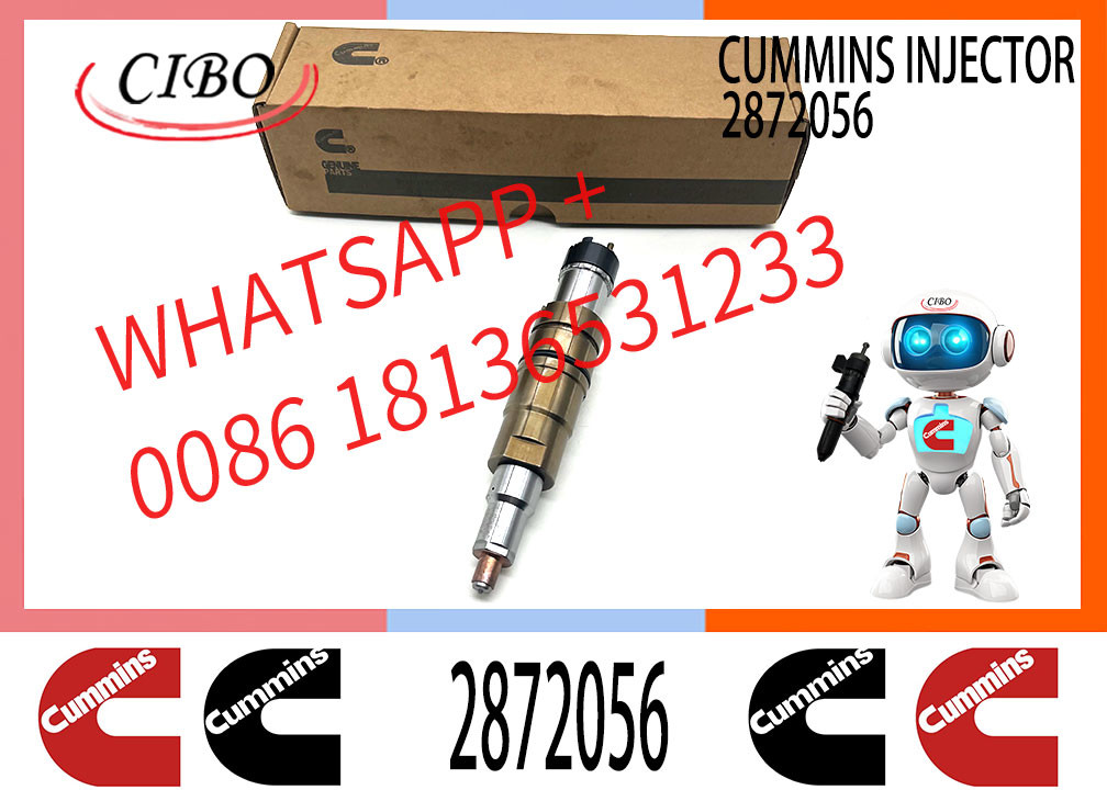 Diesel Engine Fuel Injector 2872544 2872289 4955080 2872056 2031835 2872544 2897320 For Cum-mins