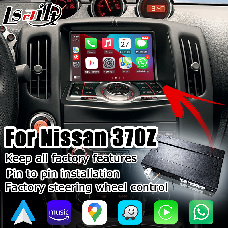 Lsailt Wireless Carplay Android Auto Interface For Nissan 370z Fairlady Z IT08 08IT Include Japan Spec