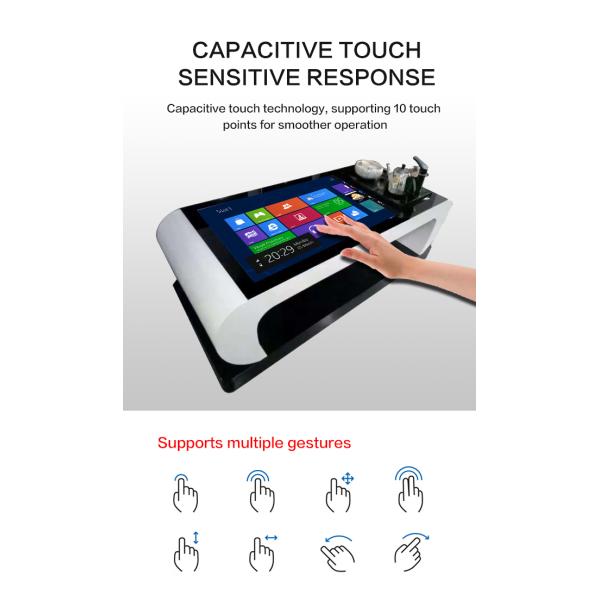 Manufacturer Smart Touch Table Smart Capacitive Coffee Table With Touch Screen TV Table