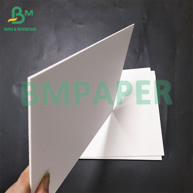 1.2MM Natural White Good Printing Water Absorbent Blotter Paper For Coaster